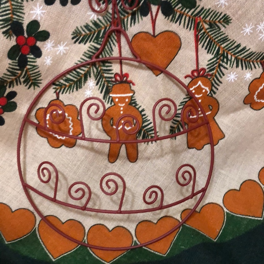 Christmas Card Postcard Photo Display Holder Wire Christmas Ornament 10x13”